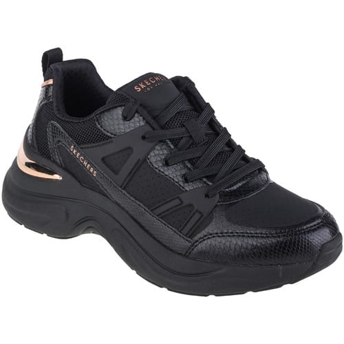 Skechers Hazel - Faye Dames Sneakers - Zwart - Maat 39