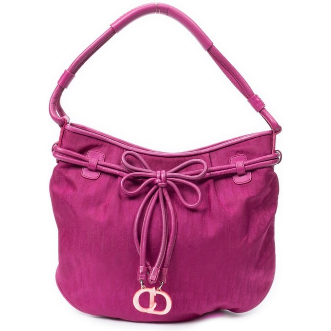 Bow Charm Hobo   Schoudertas