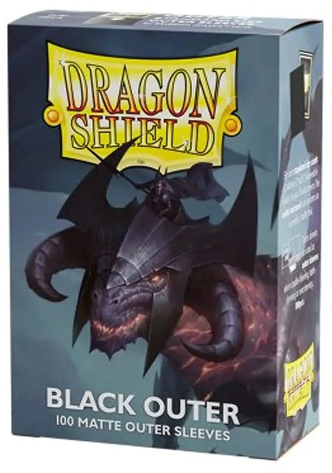 Dragon Shield Outer Sleeves Matte Black 100 stuks