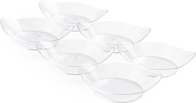 3BMT® Amusebakjes Plastic - Chique Amuse Bakjes - Amuseglaasjes - Voordeelverpakking - 6 Stuks