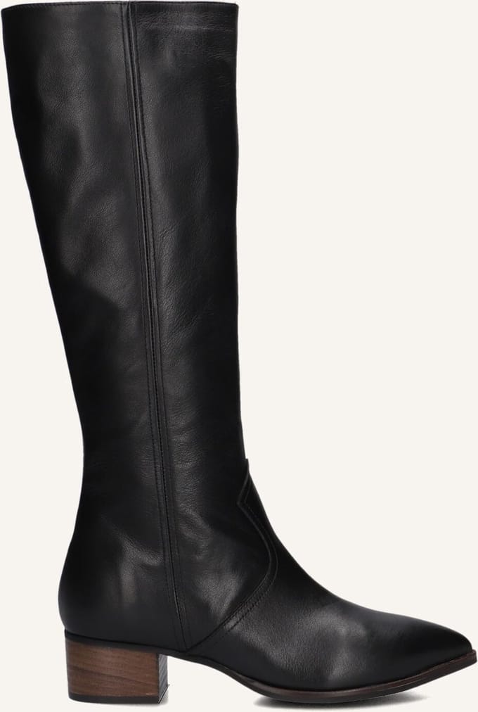 Notre-V 3297 Laarzen - Leer - Dames - Zwart - Maat 40