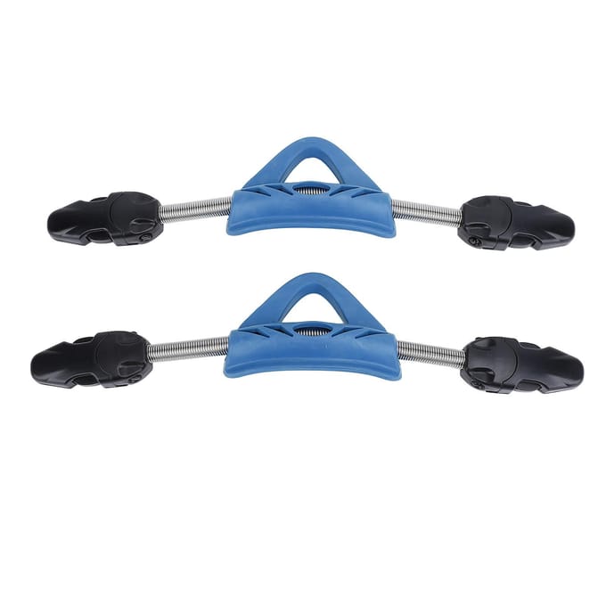 2PCS Sangle de Palmes à Ressort de Plongée Acier Inoxydable Sangle de Talon de Palmes de Plongée avec Boucles à Dégagement Rapide pour Plongée Sous-Marine S bleu