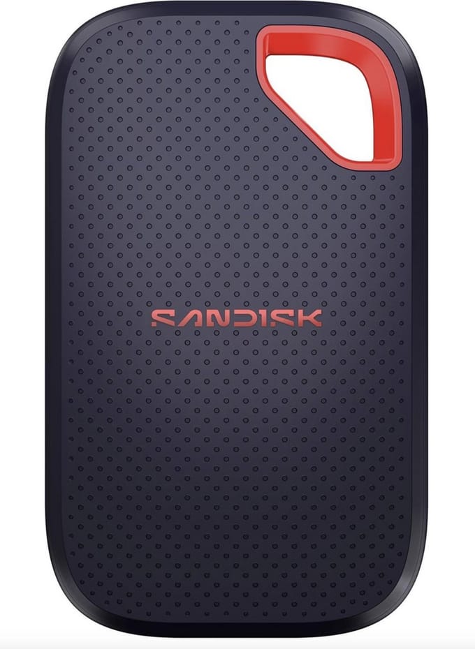SANDISK Extreme Portable V3 - 2TB - Blauw - External hard drive SSD - USB 3.2 Gen 2x2