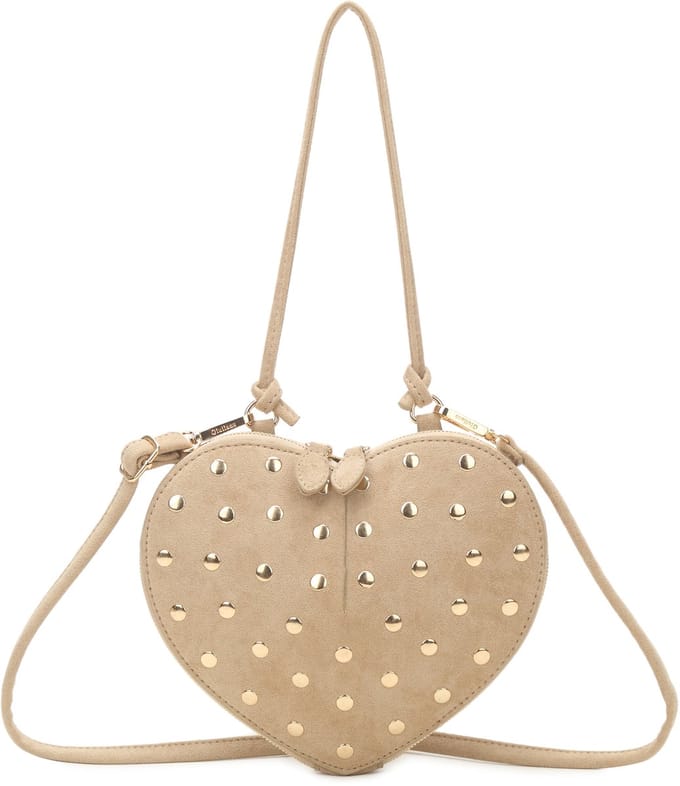 Giuliano kunstlederen suede schoudetas Solina - Hart - Dames - Taupe
