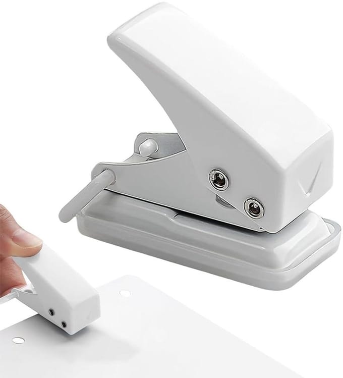 Allecto Plus - Mini Snijmachine Multifunctioneel Draagbaar Wit Ideaal voor Fotoalbums - Papier Karton Plastic Snijden