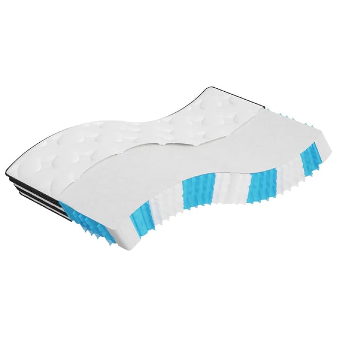 vidaXL - Pocketveringmatras - middelhard - 100x200 - cm