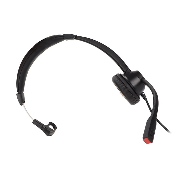 2,5 mm Telefoon Headset Ruisonderdrukking Unilaterale Elleboogstekker Klantenservice Oortelefoon met Microfoon