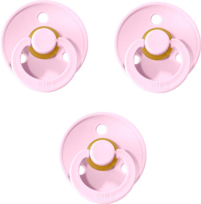 BIBS Fopspeen 6-18 mdn - Baby Pink (3 stuks)