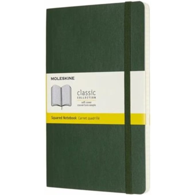 Moleskine Classic Notitieboek - Large - Softcover - Geruit - Mirte Groen