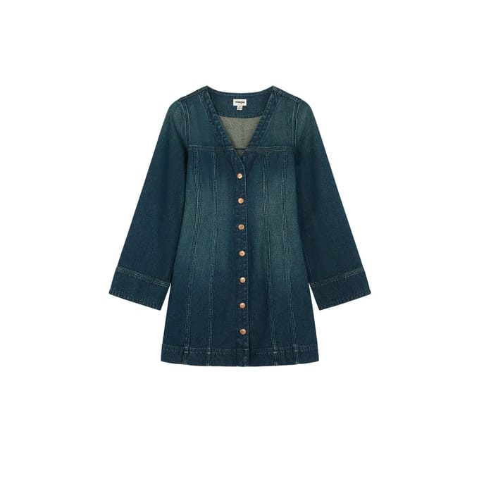 Damesjurk met lange mouwen Wrangler Saloon Shadow