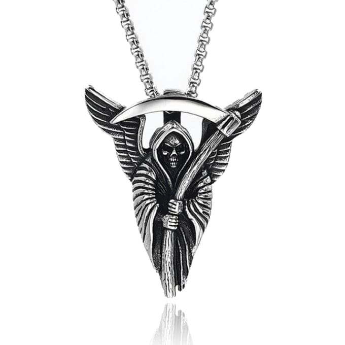 Heren ketting Magere Hein Zilverkleurig Edelstaal