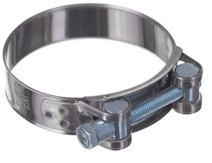 Klemband GBS W2, 80-85 mm, roestvrij staal, zware kwaliteit