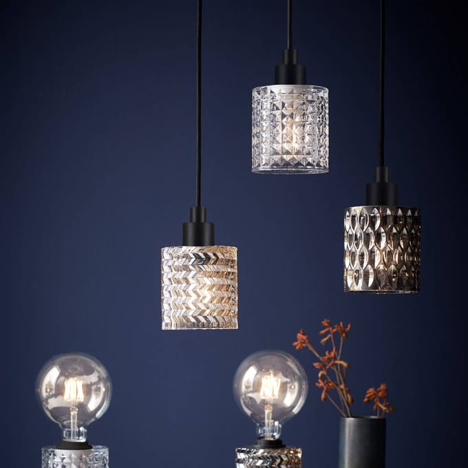 Nordlux Hanglamp Hollywood met glazen kap, amber