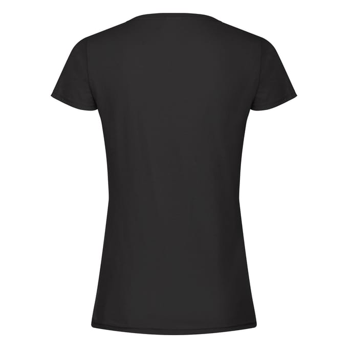 Fruit of the Loom Dames/Dames T-Shirt (Zwart)