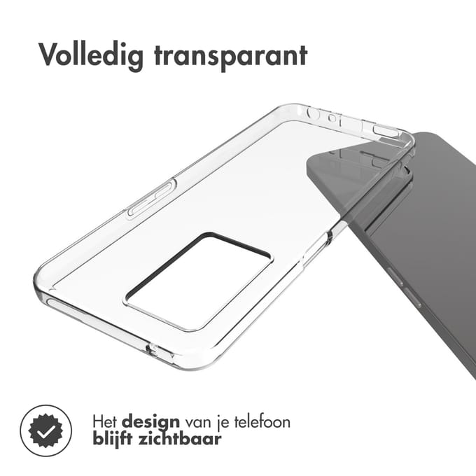 Accezz Hoesje - Geschikt voor Oppo A77 - Clear Backcover - Transparant