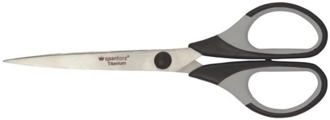 Schaar Quantore 170mm titanium soft grip handvat | 12 stuks