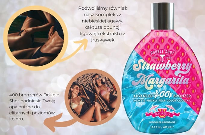 Tan Ash at Strawberry Margarita 400x Bronzer 400ml