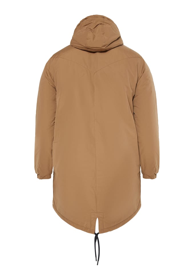 Mo Gewatteerde parka Heren Kameel
