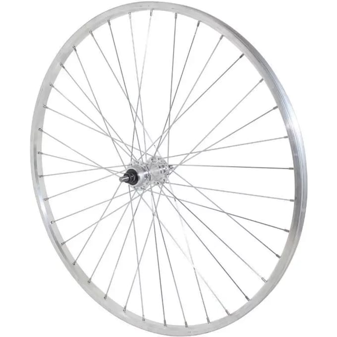 Stadsachterwiel met massieve aluminium as Velox RL 1-3V.