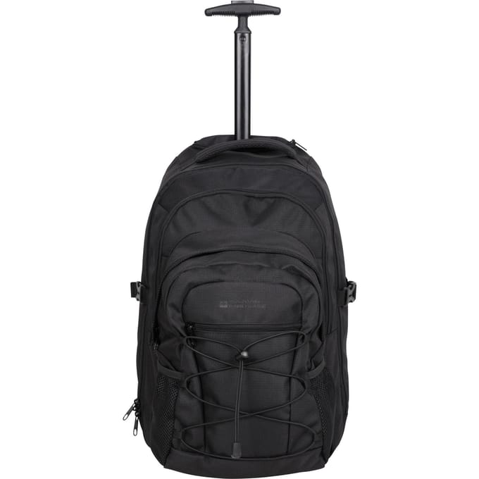 Mountain Warehouse Pioneer Wheeled Rugzak (Zwart)
