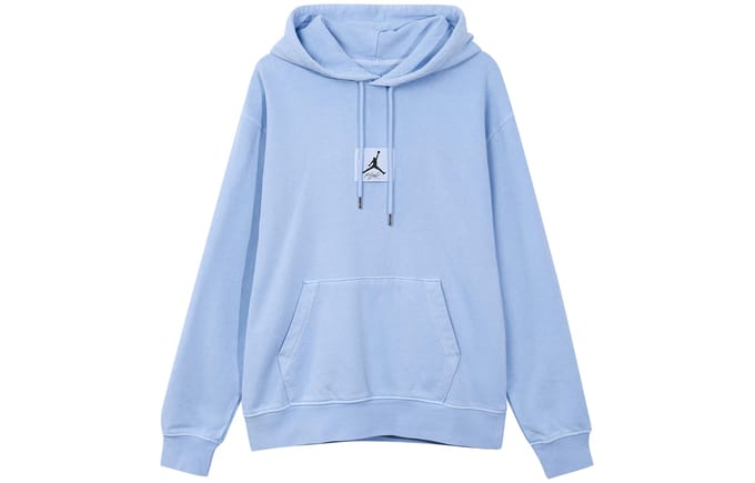 Jordan Sweatshirts Heren Blauw Met Capuchon Niet Afneembaar Matig M white