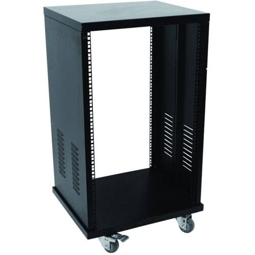 Omnitronic SR-19 19 inch rack 16 HE Staal Incl. wielen