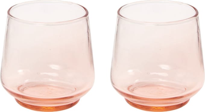 Return to Sender Glas roze - 200 ml - Set van 2
