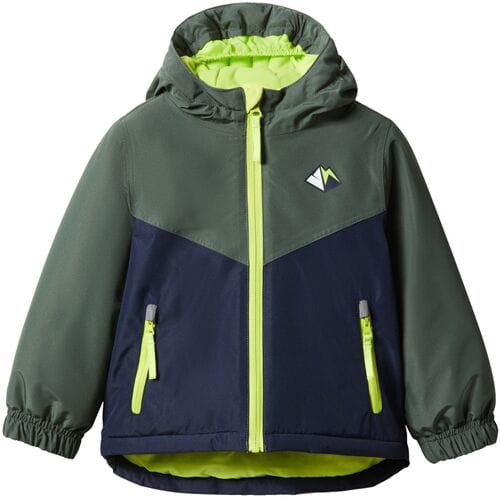 LUPILU Kinder ski-jas (groen/navy/lime, 86/92)