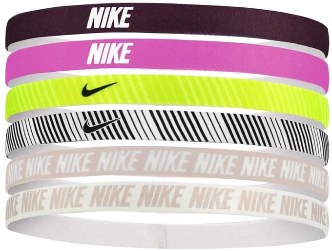 Nike Accessories Flex Classic Printed Hoofdband 6 Eenheden Veelkleurig