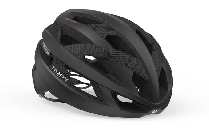 Rudy Project Helm Rebel Carbon Black (Matte) pads+Pouch-+Bug Stop +RS  L 59-61-Helm