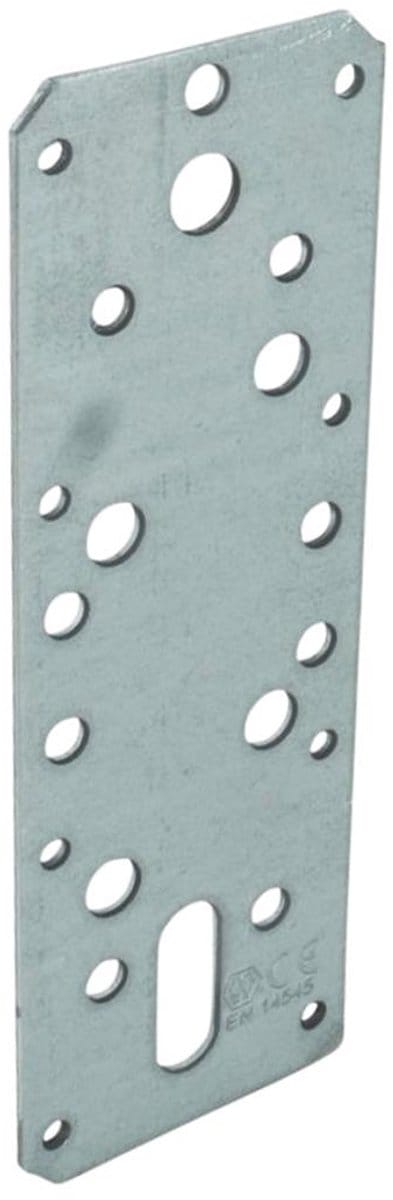 Koppelplaat - 180 x 63 x 2.5 mm - Verzinkt