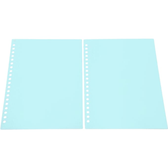 20 Vellen Los Blad Binding Cover A5 20 Gaten Flexibel PP Kunststof Los Blad Presentatie Binding white