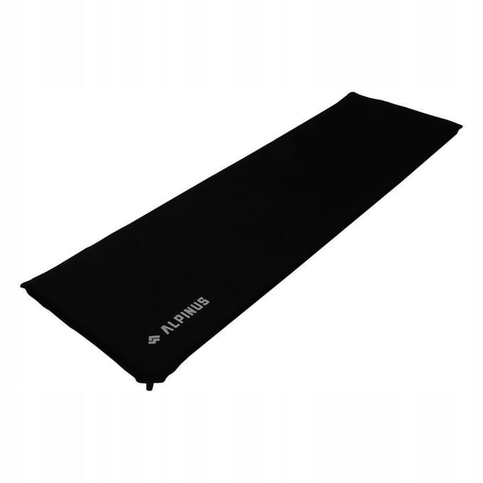 Alpinus Adrspach Zelfopblaasbare Kampeermat - Zwart 195x60cm