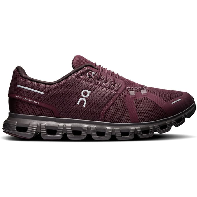 On Cloud 6 Mulberry | Pebble Maat: 45 | Sneakers Outlet | Heren | Roze