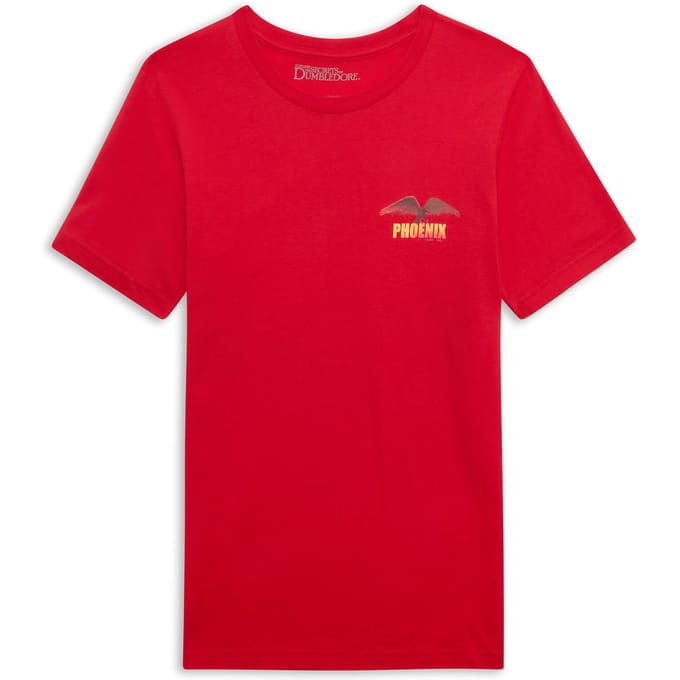 Fantastic Beasts Phoenix Unisex T-Shirt - Rood - M