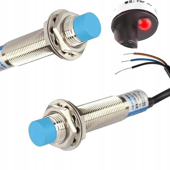 Rosfix Inductieve Sensor LJ12A3-4-Z/BX - NPN NO - 6-36VDC 0–4mm IP67 - Koper/PBT 1,2m Kabel