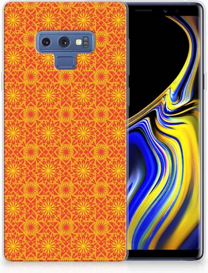 Samsung Galaxy Note 9 TPU bumper Batik Oranje