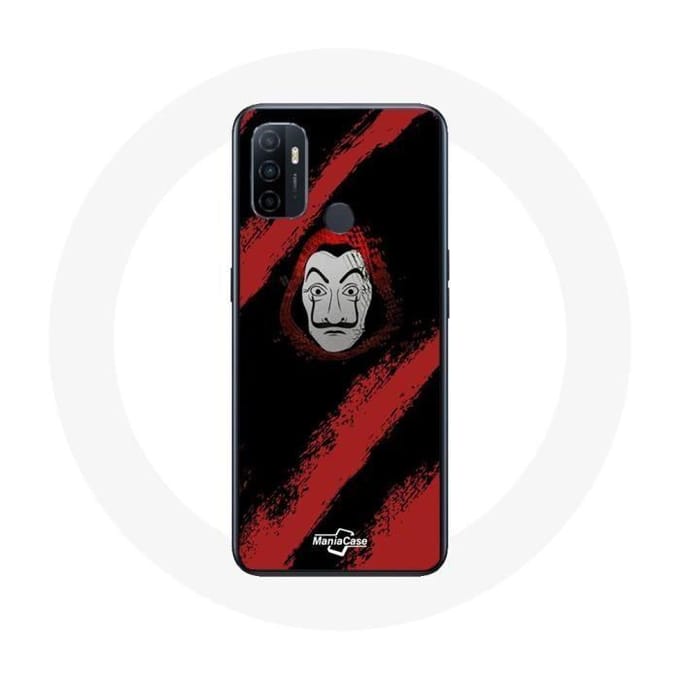 Coque Oppo A53 - MANIACASE - La casa de papel - Souple - Noir - Protection