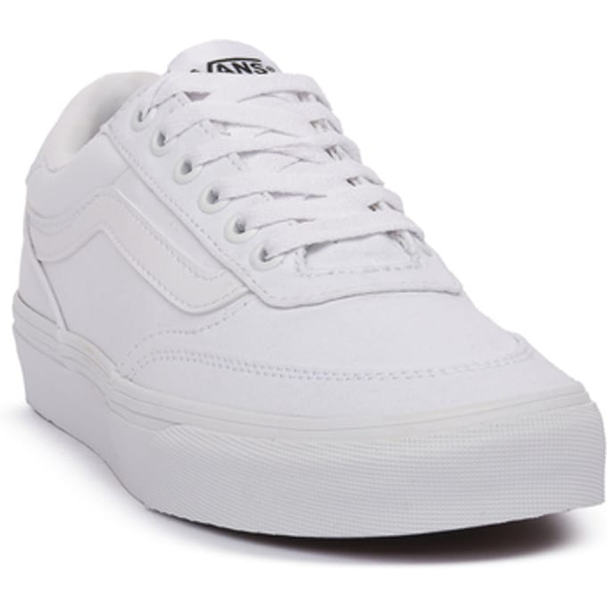 Vans Dames Sneaker Brooklyn Ls Canvas White/white | Maat: 37