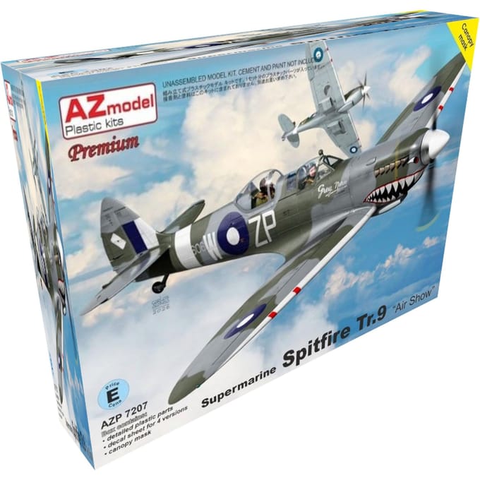 AZ Models Supermarine Spitfire Airshow Premium Editie Plastic Modelbouwkit AZMP7207 1/72 TR.9
