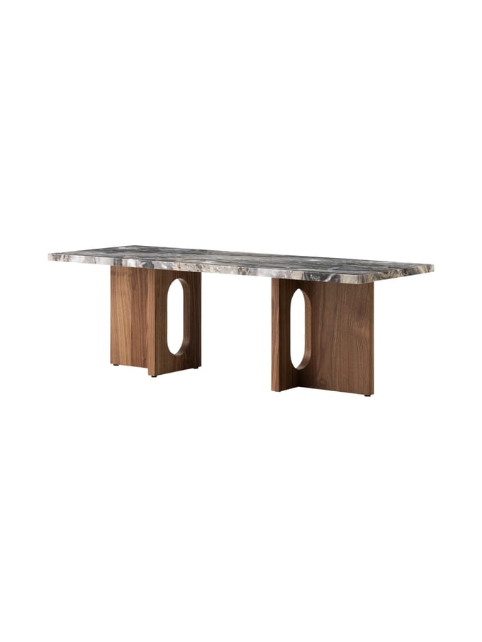 Audo Androgyne Salontafel - Grey Galaxy - notenhout
