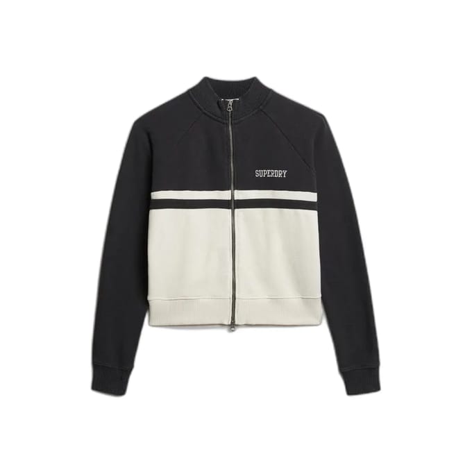 Superdry Athletic Essentials Doorritbare Trainingstrui Black Grootte: 38