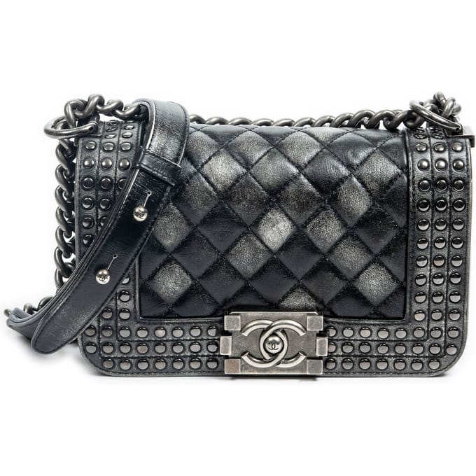 Paris-Dallas Small Studded Boy  Schoudertas