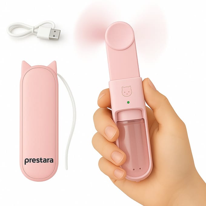 Mini Hand ventilator - Draagbare Tafelventilator en Waaier Oplaadbaar
