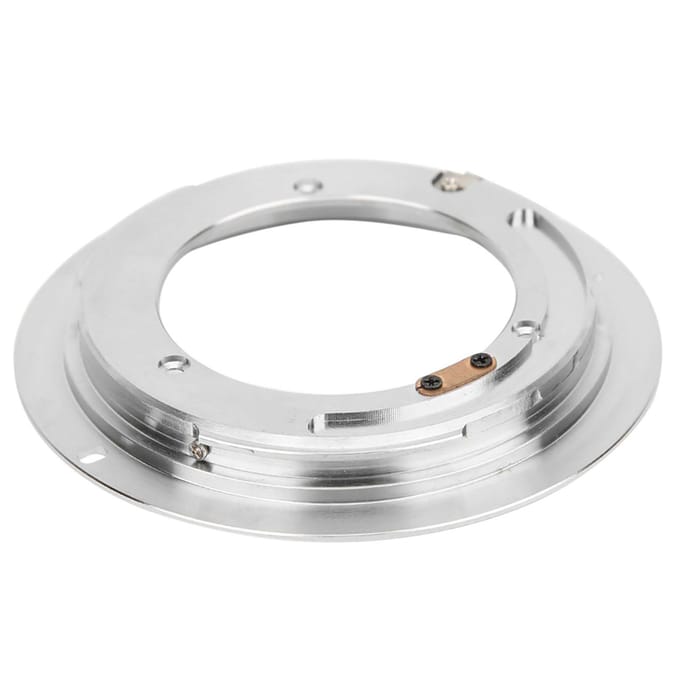 1 stuks Aluminiumlegering Voor Rollei QBM-lens naar Voor Canon EOS EF Schroefvatting Lens white
