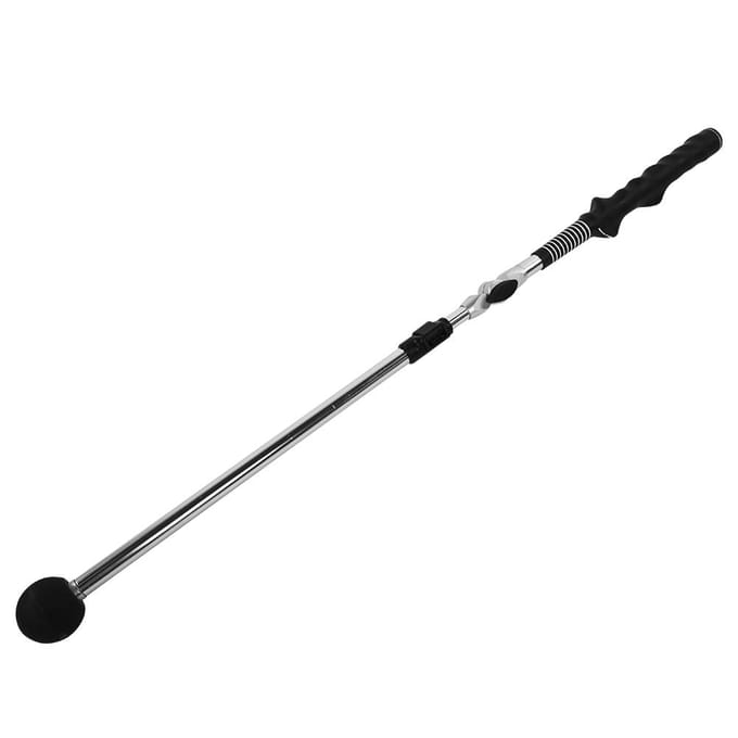 Golfswing Trainingshulpmiddelen Stick Kracht Oefening Warming-up Swingtrainer Oefenapparatuur white
