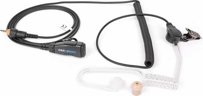 DerComms® Security oortje voor de Motorola CLP446 en CLK446