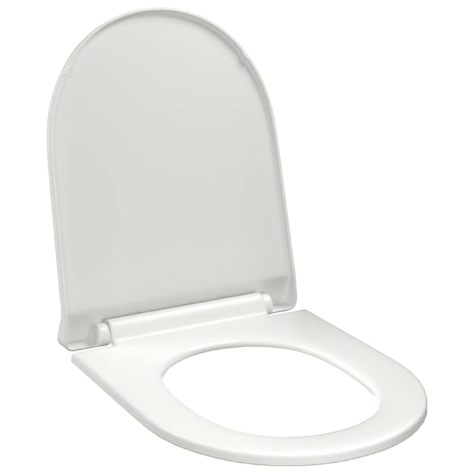 vidaXL - Toiletbril - soft-close - met - quick-release - ontwerp - wit