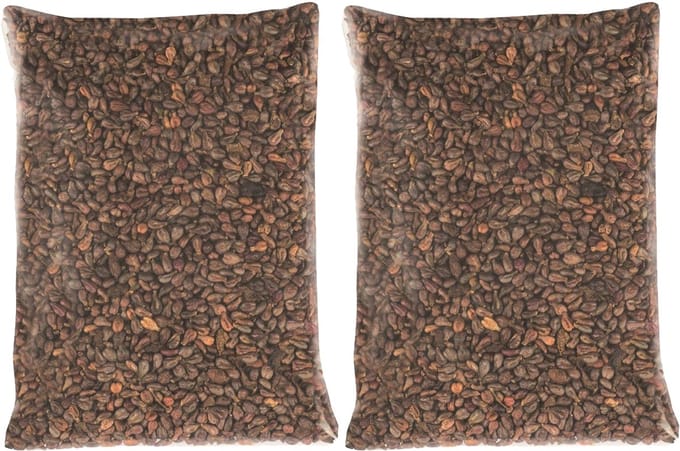 Hobby/knutsel Druivenpitten vulmateriaal - 2x - 500 gram - warmtekussen vulling