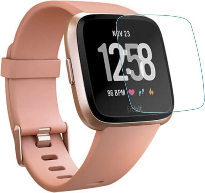 By Qubix - Tempered Glass Screenprotector - Geschikt voor fitbit Versa